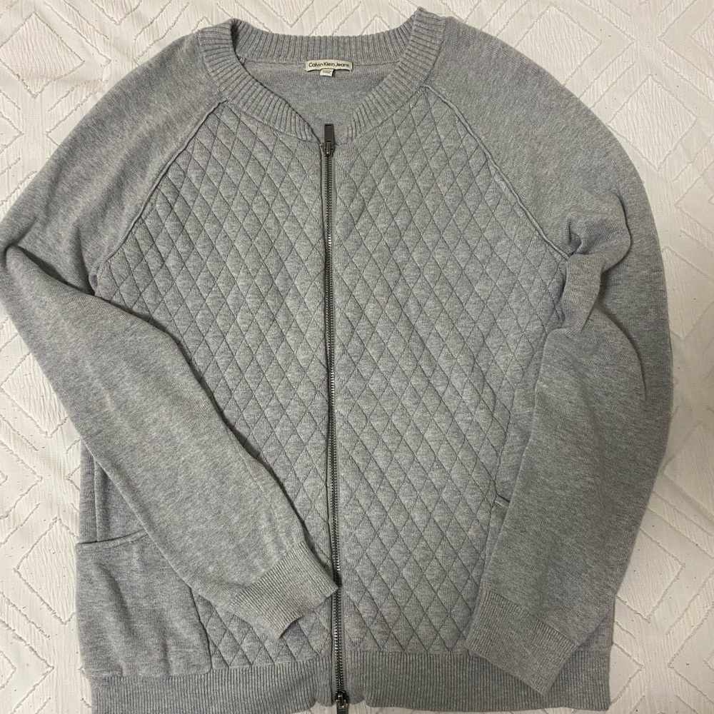 Calvin Klein bomber cardigan
